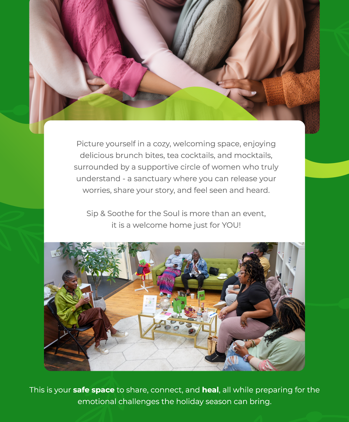 Sip & Soothe for the Soul: A Women’s Serenity Space to Brunch and Be at Ease