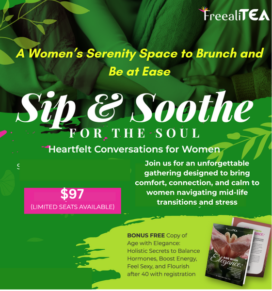 Sip & Soothe for the Soul: A Women’s Serenity Space to Brunch and Be at Ease