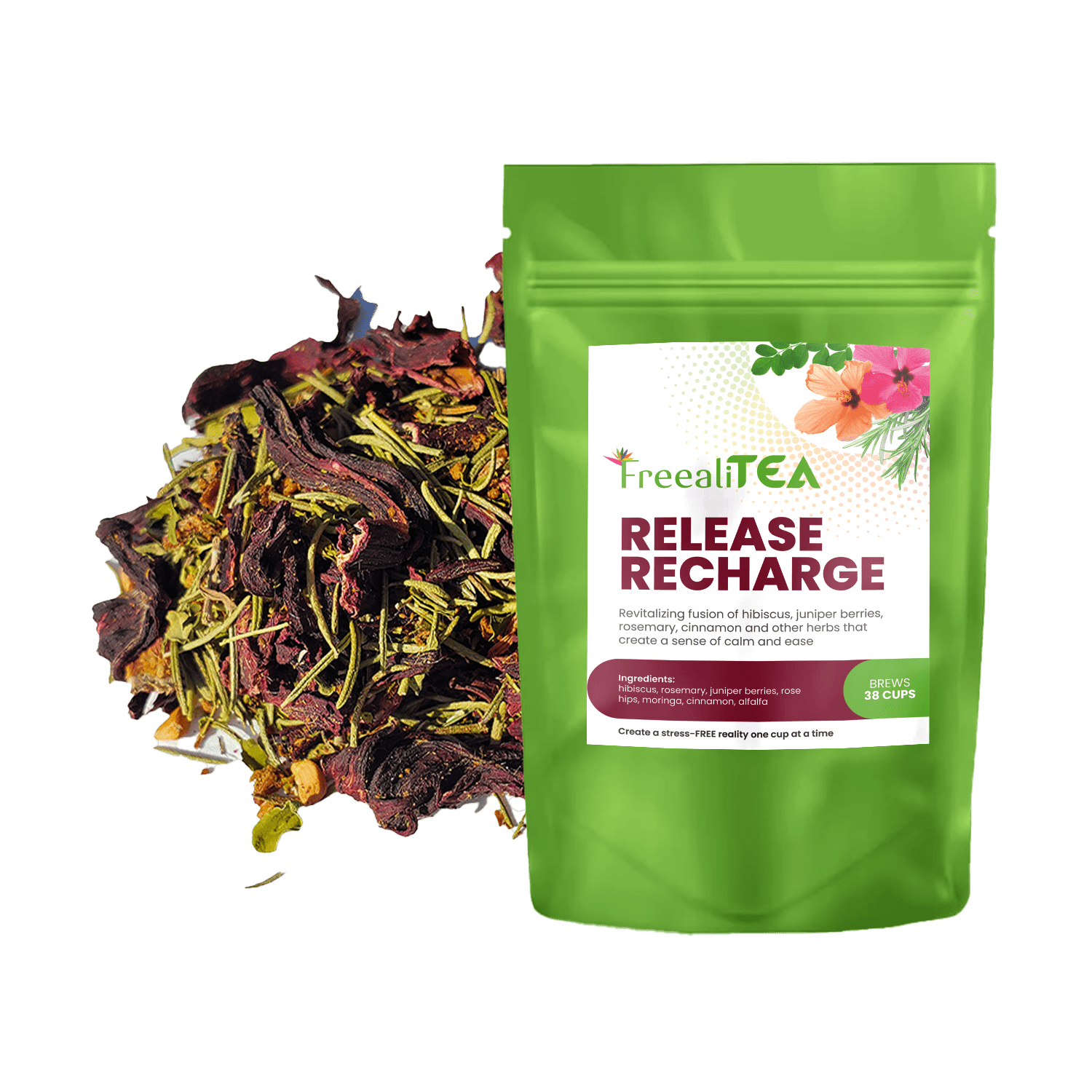 Release Recharge Tea ~ Stress Support - FREEALITEA